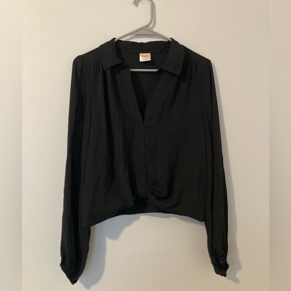 Elegant Black Women's Blouse
